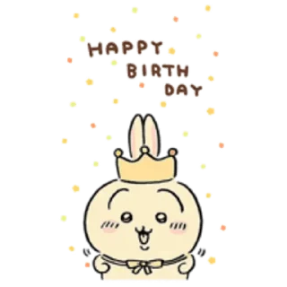 😊 emoji ChiikawaUsagiMomo Telegram sticker 7 of 16