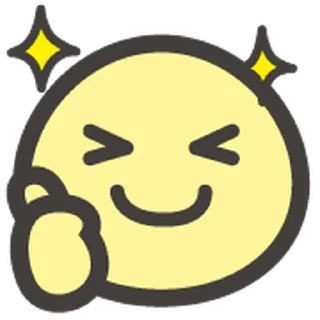 ⭐ emoji 🍭yellow smile @Mycute_stickers Telegram sticker 3 of 40
