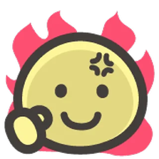 ⭐ emoji 🍭yellow smile @Mycute_stickers Telegram sticker 23 of 40