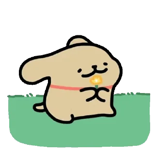 😊 emoji Baby Retriever daily life (Maltese 線條小狗) @kal_pc Telegram sticker 22 of 24