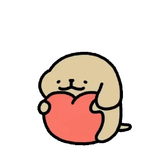😊 emoji Baby Retriever daily life (Maltese 線條小狗) @kal_pc Telegram sticker 4 of 24
