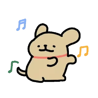 😊 emoji Baby Retriever daily life (Maltese 線條小狗) @kal_pc Telegram sticker 2 of 24
