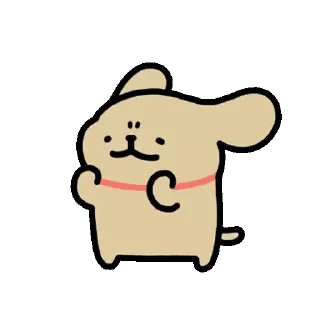 😊 emoji Baby Retriever daily life (Maltese 線條小狗) @kal_pc Telegram sticker 21 of 24