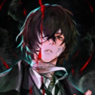 💫 emoji Osamu Dazai Aljdia Uzumaki 💞💘 Telegram sticker 5 of 42