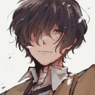 💫 emoji Osamu Dazai Aljdia Uzumaki 💞💘 Telegram sticker 11 of 42