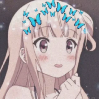 💫 emoji Anime girl aesthetic cute de Aljdia Uzumaki💞💘 Telegram sticker 8 of 43