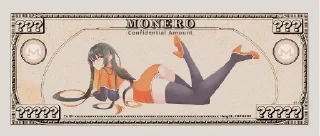 Sticker from MoneroChan🧡🖤
