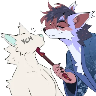 🦊 emoji @Mercuryf0x GodBirdArt Telegram sticker 9 of 19