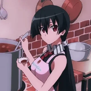 🤨 emoji Akame ga Kill! • @animestickersii Telegram sticker 15 of 119