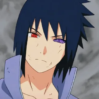 😕 emoji Sasuke @Zoro_sts Telegram sticker 1 of 38