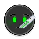 🤒 emoji ⣿⫷ @aguiamotivacao ⫸⣿ Telegram sticker 21 of 50