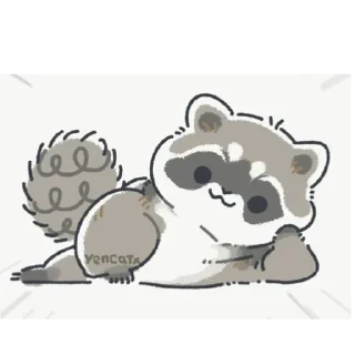 😏 emoji Mapache 🦝❤️ Nael Telegram sticker 18 of 49
