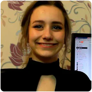 😑 emoji Russian girl ¦ @figurinhasWa Telegram sticker 9 of 41