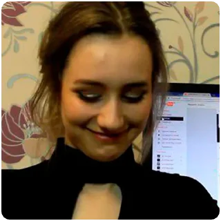 ☺️ emoji Russian girl ¦ @figurinhasWa Telegram sticker 6 of 41