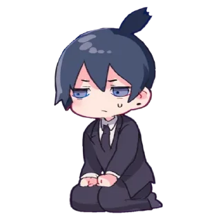 😓 emoji 𝖢𝗁𝖺𝗂𝗇𝗌𝖺𝗐 𝗆𝖺𝗇 | @Toji_sama Telegram sticker 23 of 120