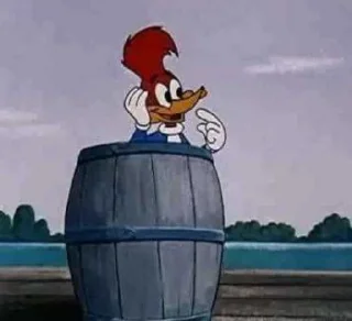🛢 emoji Woodpecker Pica Pau  ¦ @figurinhasWa Telegram sticker 20 of 120
