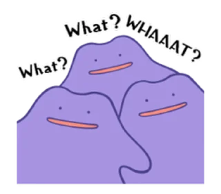 😊 emoji 【英文】Pokémon: Ditto (pokemon) @kal_pc Telegram sticker 13 of 24