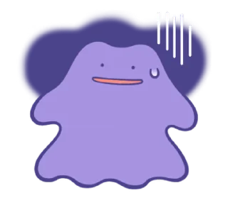 😊 emoji 【英文】Pokémon: Ditto (pokemon) @kal_pc Telegram sticker 24 of 24