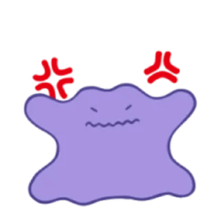 😊 emoji 【英文】Pokémon: Ditto (pokemon) @kal_pc Telegram sticker 19 of 24