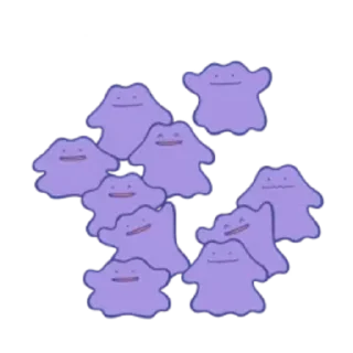😊 emoji 【英文】Pokémon: Ditto (pokemon) @kal_pc Telegram sticker 16 of 24