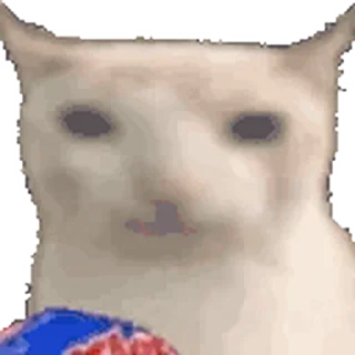 Sticker from cat meme