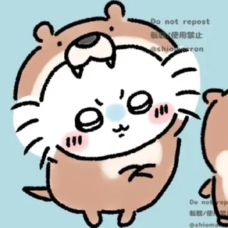😼 emoji モモンガ Telegram sticker 18 of 20