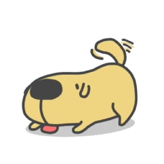 🐕 emoji Capoo Video Clip: 狗狗 Telegram sticker 7 of 13