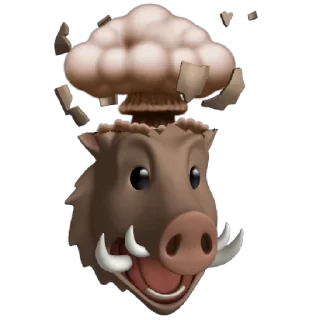 🐽 emoji stickers k me gustan Telegram sticker 5 of 30