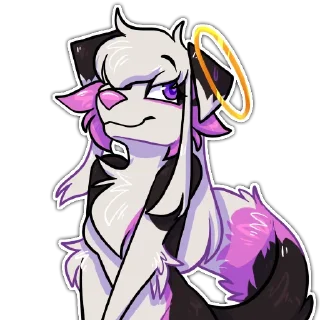 😇 emoji Ella Telegram sticker 15 of 47