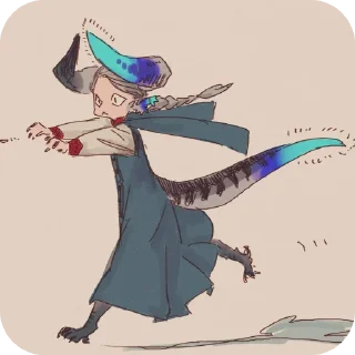 🐉 emoji ❄︎~ℤ𝕞𝕖𝕚~❄︎ - by @Drach3n Telegram sticker 11 of 120