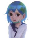 🤗 emoji Earth-chan Telegram sticker 16 of 95