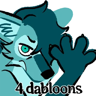 🖐 emoji Wolfie Telegram sticker 20 of 98