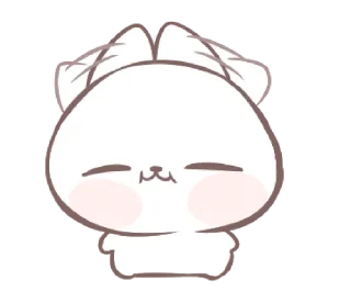 🐈 emoji @orphicu ⨾ kitty ！ Telegram sticker 15 of 37