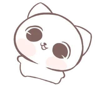 🐈 emoji @orphicu ⨾ kitty ！ Telegram sticker 24 of 37