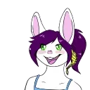 👍 emoji Reggie The Bunny Animated Telegram sticker 18 of 22