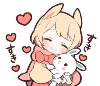 🐇 emoji ㅤ⋆ @pwoppies ˖ 𝗰̲𝖚𝖙𝖎𝖊ꜜ Telegram sticker 9 of 59