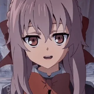 😀 emoji Shinoa Hiiragi @animestickersii Telegram sticker 19 of 51