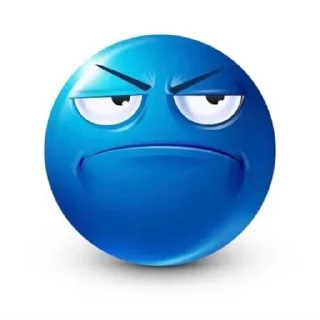 🧢 emoji blue emoji guy @scarapologist Telegram sticker 16 of 48