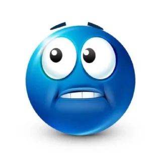 🧢 emoji blue emoji guy @scarapologist Telegram sticker 10 of 48
