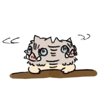 ❔ emoji Inosuke Telegram sticker 18 of 31
