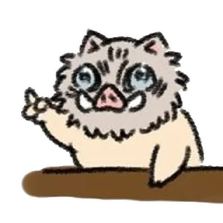 ↖️ emoji Inosuke Telegram sticker 19 of 31