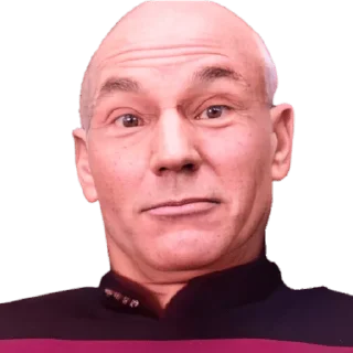 Sticker from Patrick Stewart