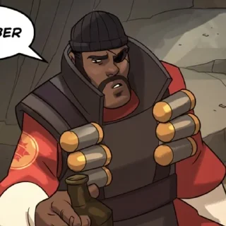 😑 emoji Demoman💣 Telegram sticker 18 of 42