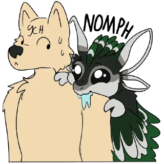 😋 emoji Very Confused Avali Telegram sticker 9 of 32