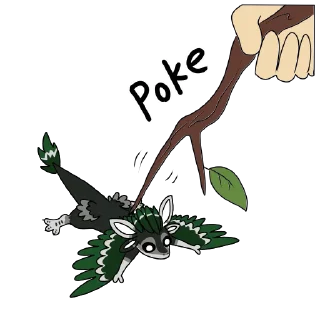 🥈 emoji Very Confused Avali Telegram sticker 21 of 32