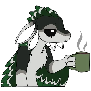 😪 emoji Very Confused Avali Telegram sticker 7 of 32