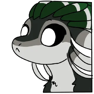 🐠 emoji Very Confused Avali Telegram sticker 19 of 32
