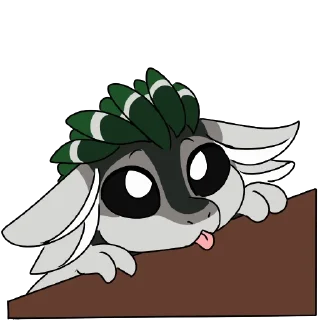 🐶 emoji Very Confused Avali Telegram sticker 15 of 32