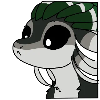 🐟 emoji Very Confused Avali Telegram sticker 18 of 32