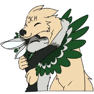 😌 emoji Very Confused Avali Telegram sticker 5 of 32